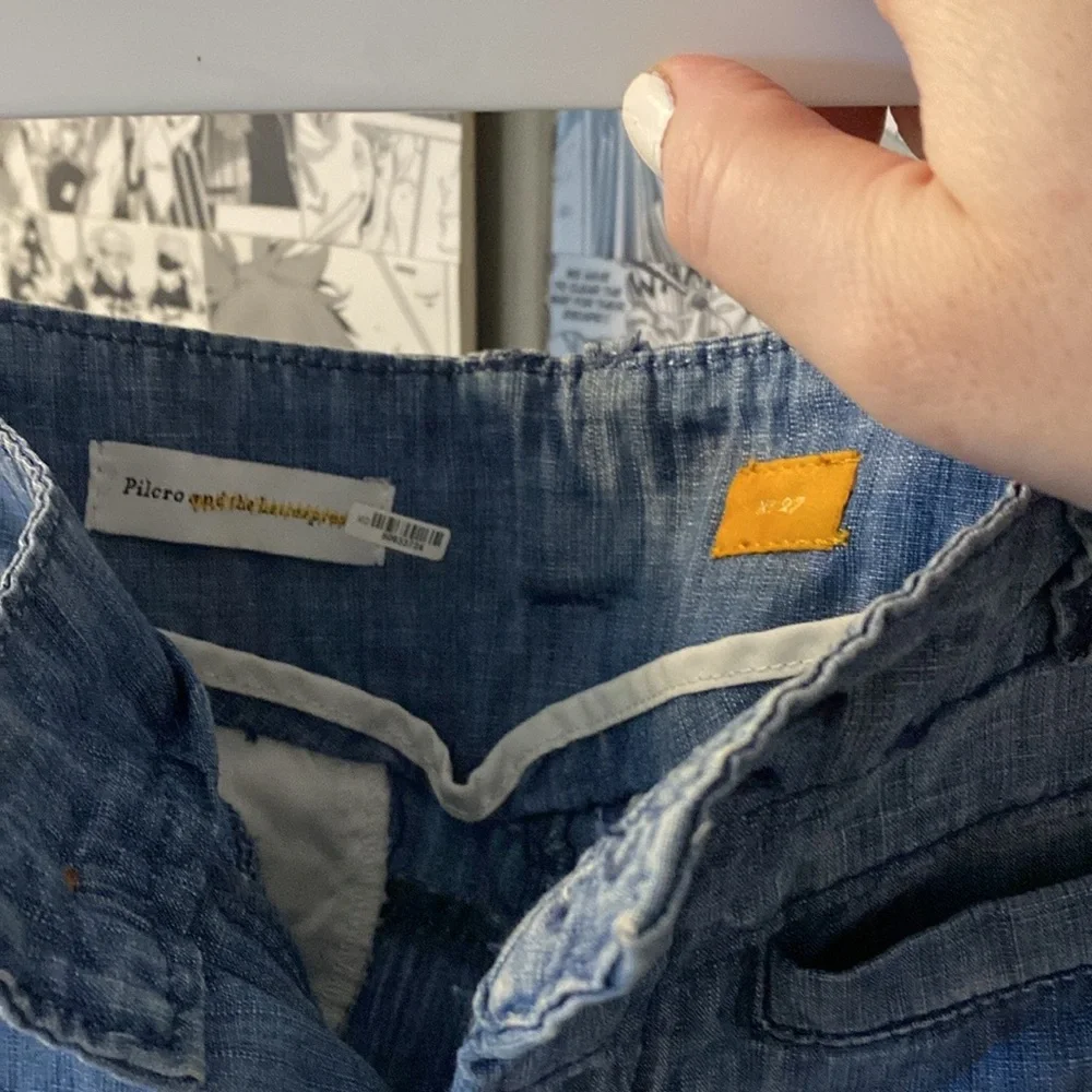 Pilcro and the letter press wide leg front pocket jeans - Picture 6 of 7